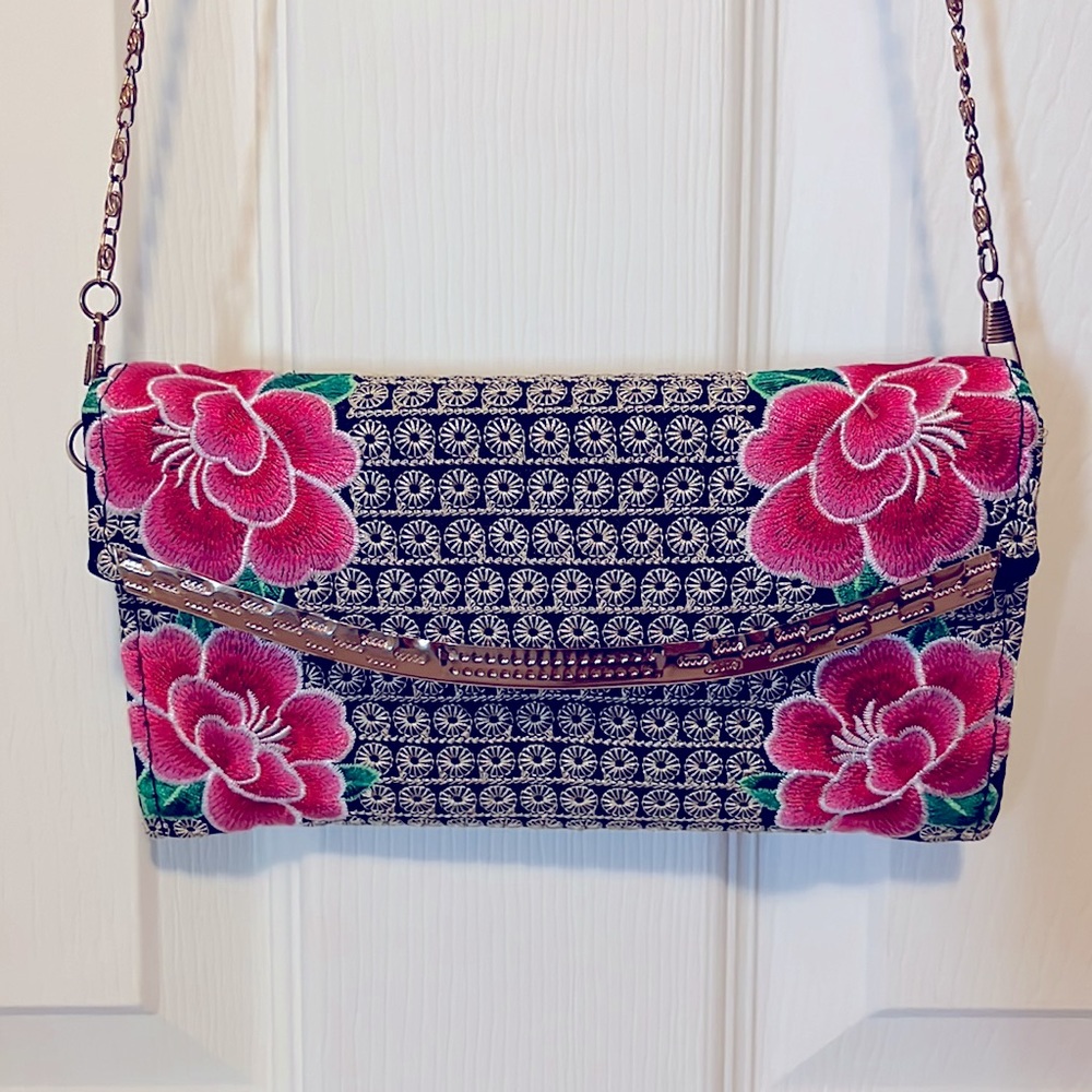 Embroidered Clutch/Wallet
